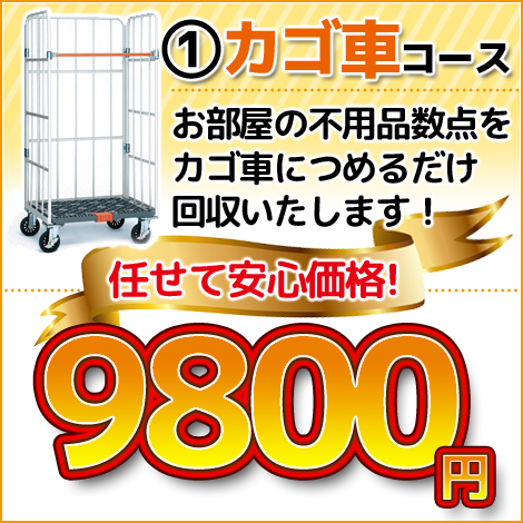 カゴ車コース 9800円
